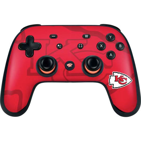 NFL Kansas City Chiefs Double Vision Google Stadia Controller Skin
